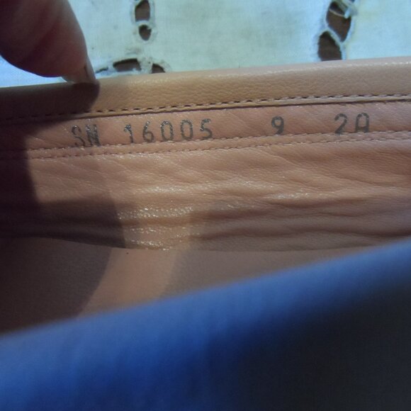 New Salvatore Ferrangamo Pink Calf Leather Gamcini Driver Loafer Size 9AA - Picture 8 of 16